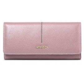 fashion luxury women genuine leather wallets long lady casual clutch purse brand wallet