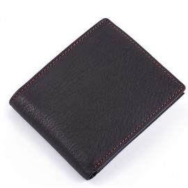 Brand Smart Clutch Wallet Male Purse Short Men Wallets Genuine Leather Male Card Holder Wallet