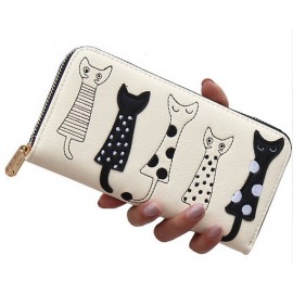 women wallets leather wallet long style dollar price Women bag