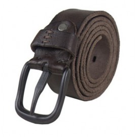 genuine leather handmade vintage pin buckle men belts